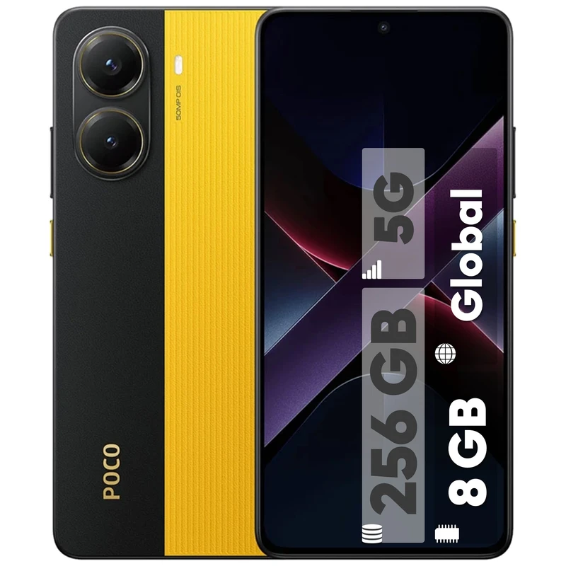 گوشی موبایل استوک شیائومی مدل Poco X7 Pro دو سیم کارت ظرفیت 512 گیگابایت و رم 12 گیگابایت - گلوبال
