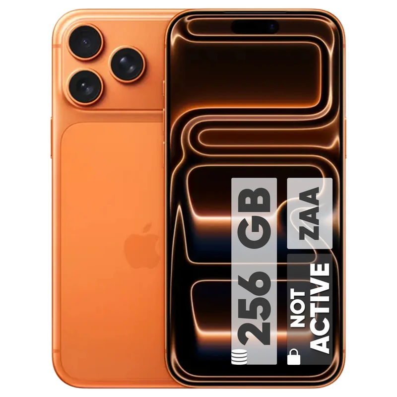 گوشی موبایل اپل مدل iPhone 17 Pro Max ZAA تک سیم کارت + eSim ظرفیت 256 گیگابایت و رم 12 گیگابایت - نات اکتیو - بدون رجیستر