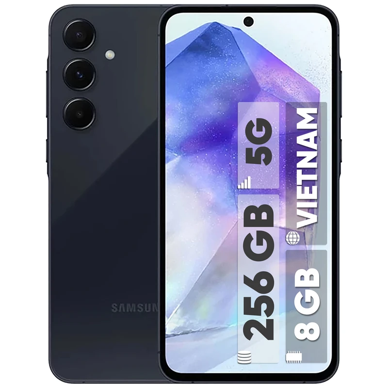 گوشی موبایل استوک ( کارکرده) سامسونگ مدل Galaxy A55 دو سیم کارت ظرفیت 256 گیگابایت و رم 8 گیگابایت - ویتنام
